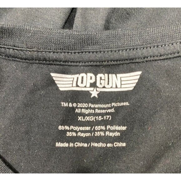 TOP GUN (2020) Official Women's Tom Cruise 80's Movie Logo T-Shirt Size X-Large - Picture 4 of 4